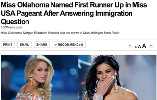 Illustration for article titled Miss USA's Bigot Backlash And Stripping Scandal Begins Now!